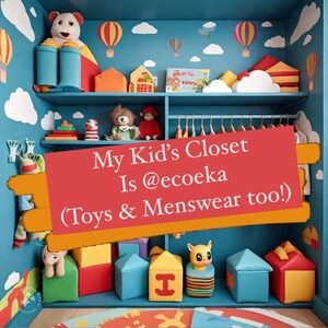 My Men’s & Kid clothing closet before there were life shows